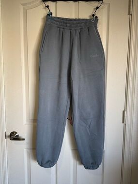 Comfrt Blue Gray Fleece Joggers